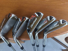 LADIES CLEVELAND LAUNCHER HB IRONS 4,5,7,8,9- GRAPH SHAFTS RIGHT HANDED GOOD CON