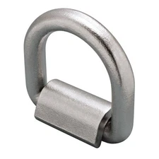 STAINLESS TIE DOWN HEAVY DUTY LASHING RING "WELD ON" 1/2" BOLTS