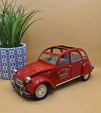 Rare Vintage The Coca-Cola Company Genuine Solido Citroen 2CV  1/17 Diecast Car 