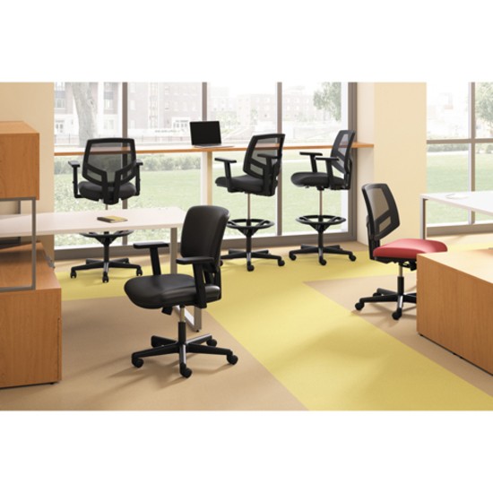 The Hon 5713SB11T Volt Mesh Task Chair Black Leather