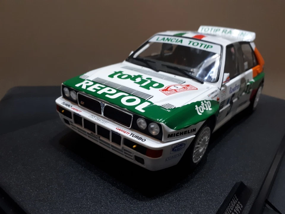 Lancia Delta HF Integrale Rallye Montecarlo #5 Totip 1993 Solido 1:18 Nuovo 1/18 - Immagine 3 di 4