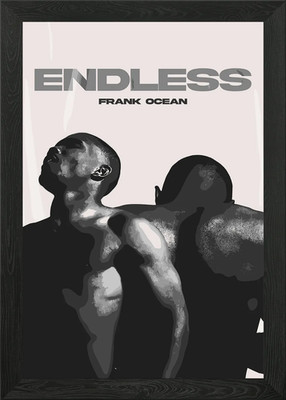Frank Ocean Endless Album Cover gerahmtes Wandbild Poster Leinwanddruck Bild