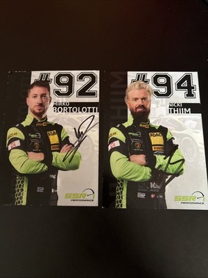 SSR Performance Autogrammkarten Von bortoloti Und Thim Orginal Signiert