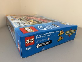 RETIRED LEGO City Red Cargo Train 3677 - NIB SEALED!