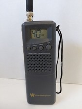 White-Westinghouse WW-26 CB Transceiver Black Backlit LCD 40 Ch Handheld Clean 