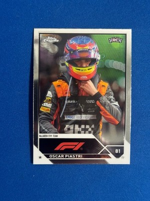 OSCAR PIASTRI 2023 TOPPS CHROME F1 FORMULA 1 RC ROOKIE #41 QTY AVAILABLE