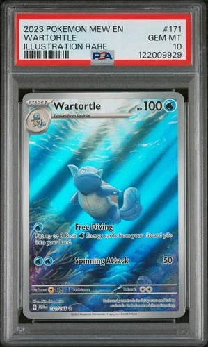 2023 Pokemon SV 151 Wartortle Illustration Rare #171/165 PSA 10 GEM MINT