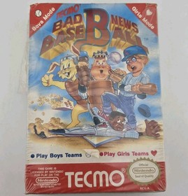Bad News Baseball - Box Only - Nintendo Nes - Authentic - Shrink (No Game)