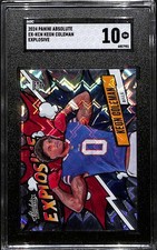 2024 Absolute Explosive 17 Keon Coleman Rookie SGC 10 GM