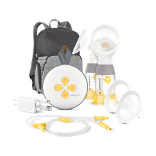 Medela-Swing Maxi Double Electric Breast Pump with Bag and Accessories 5859