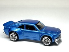 🔥 Hot Wheels MAZDA RX-3 Custom Made Metallic Flake Blue  W/ Real Riders Rubber