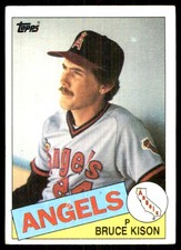 Bruce Kison 1985 Topps #544 California Angels MLB READ FREE SHIP AutographDen