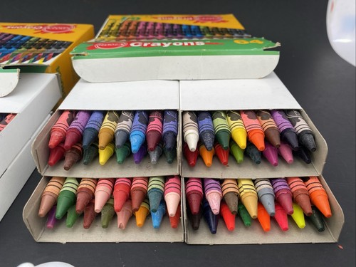 Lot of 2 Vintage Prang 640-64 Crayons 64 Dixon Ticonderoga Company BRAND NEW - Picture 14 of 24