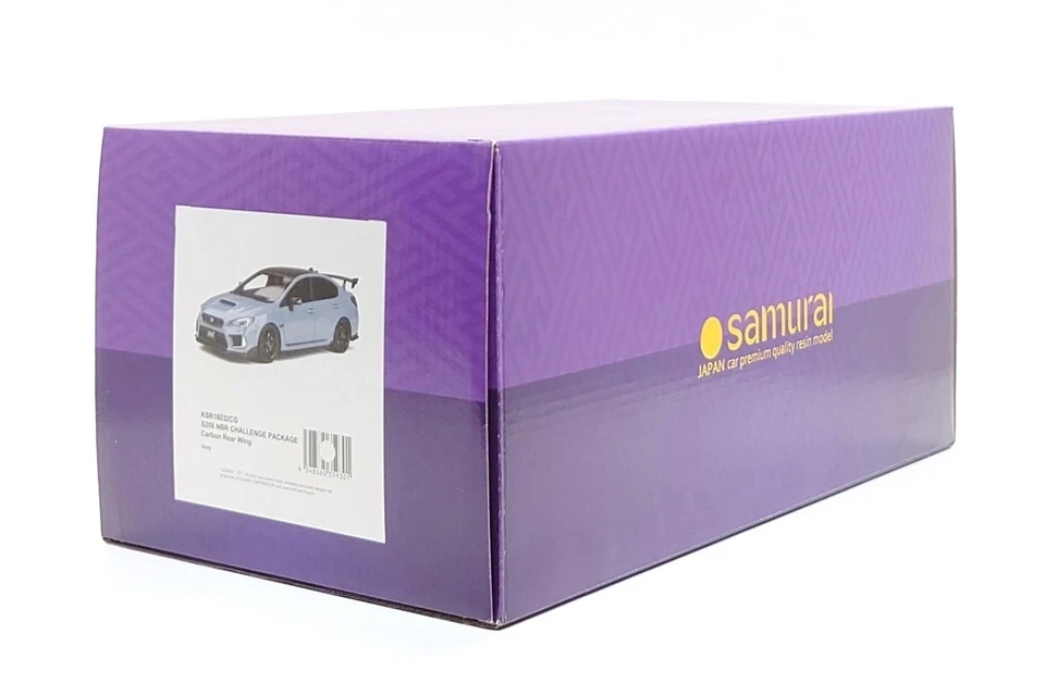 Kyosho Samurai 1:18 Subaru Impreza WRX STi S208 NBR Challenge in Cool Grey Khaki - Image 2 of 4