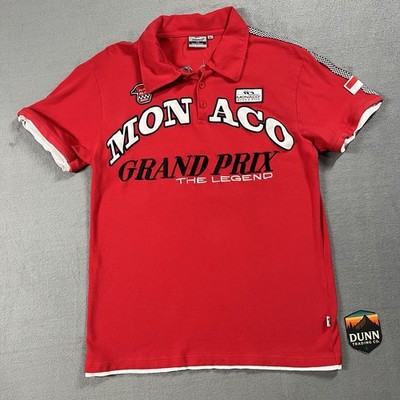 Monaco Grand Prix Polo Boys XL Red Racing Shirt F1 Motorsport Future Pilot
