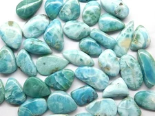 Natural Larimar Cabochon - Larimar Gemstone -AAA Quality  larimar handmade 71394