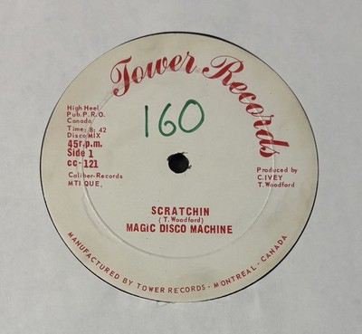 Magic Disco Machine Scratchin Original Canada Press 12inch Vinyl Break Beats