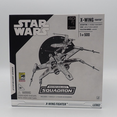 Jazwares Star Wars Micro Galaxy Squadron Limited 500 SDCC 2023 X-Wing