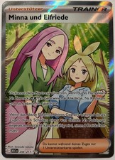 Pokemon Minna und Elfriede Deutsch 254/217 Erhabene Helden Full Art NM