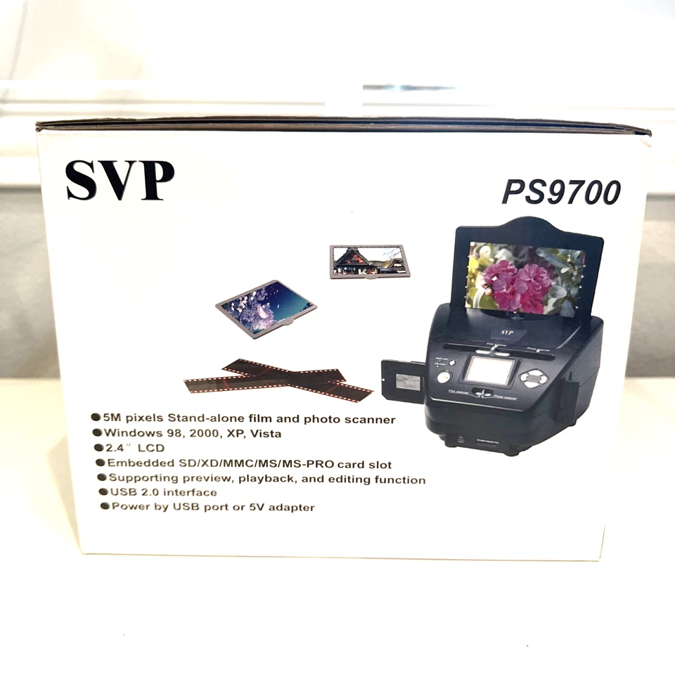 SVP PS9700 3-in-1 Photo Film Slide Scanner 10MP Digital Converter - Image 3 of 3