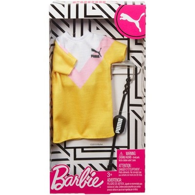 Barbie Clothes Puma Branded Outfit For Barbie Doll With 2 Accessories