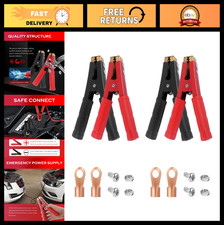 4pcs Heavy Duty Jumper Cable Clamps 1000a Non-slip Handle Alligator Clips Cri 4pcs Heavy Duty Jumper Cable Clamps 1000a Non-slip Handle Alligator Clips Cri