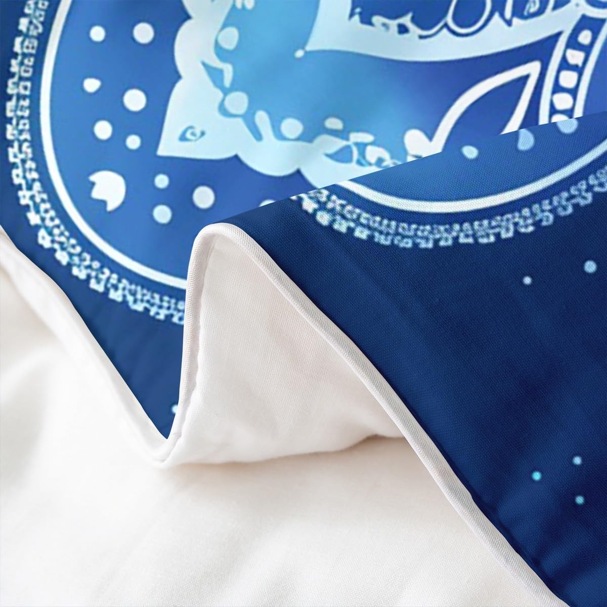 Mandala Duvet Cover 100% Cotton Set 3D Mandala Boho Chic Pattern Bedding Set ...