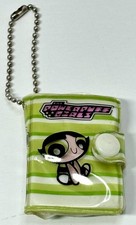 Vintage 2000 Powerpuff Girls Miniature Notepad Keychain Cartoon Network
