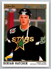 1991-92 O-Pee-Chee Premier #143 Derian Hatcher