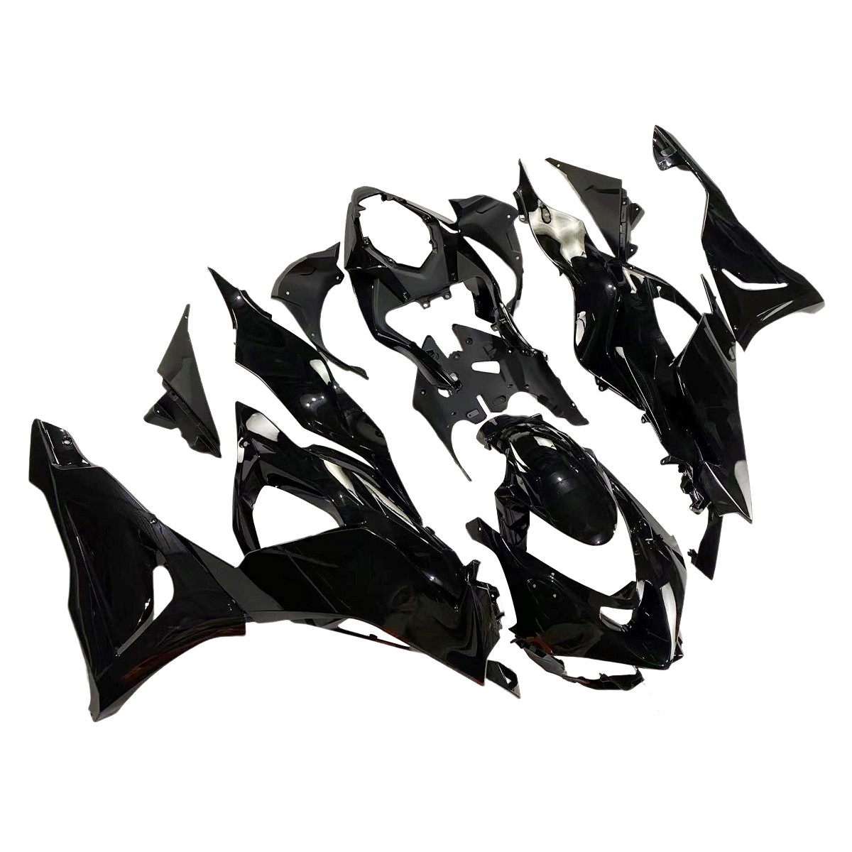 Glossy Black ABS Fairings Plastic Kit for Ninja ZX6R ZX636 2024