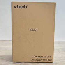 Cordless Phone VTech IS8201 W/Bluetooth Connect To Cell Handset Silver/Black