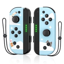 For Nintendo Switch Joy con Game Controller Nebula Cat Wireless Gamepad 1 Pair