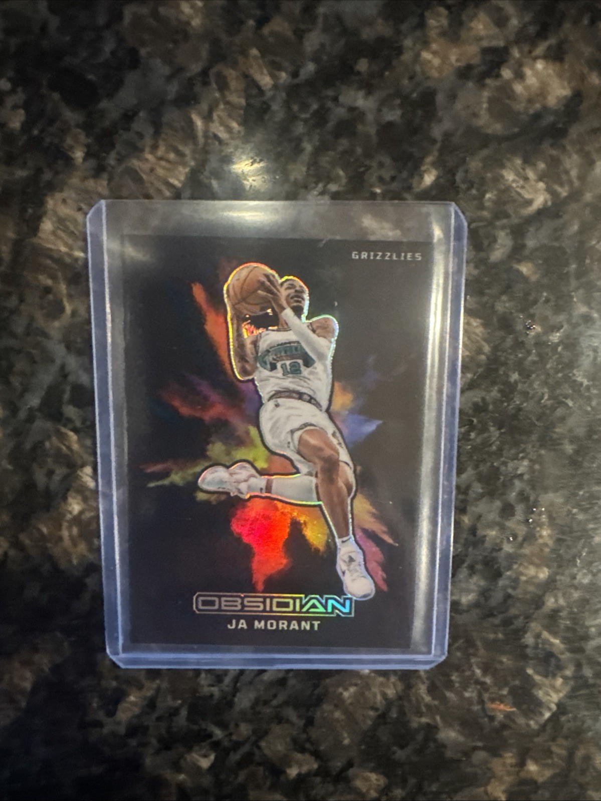 2024-25 Panini Obsidian 8 Ja Morant Black Color Blast SSP Case Hit