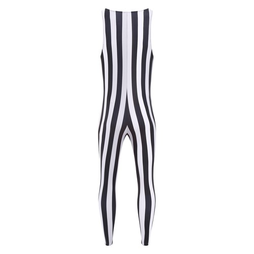 Tuta uomo a righe pezzo unico costume da bagno singolo body elasticizzato strati base - Foto 19 di 98