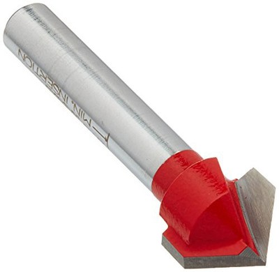 Freud Genuine 1/2'' Diameter 90 Degree V Grooving Bit 1/4'' Shank - 20-104