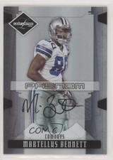 2008 Leaf Limited Phenoms 70/299 Martellus Bennett #269 Auto 1u6