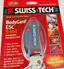 SWISS+TECH BODYGARD ESC 5-IN-1 Automobile Emergency Escape Tool SEALED 