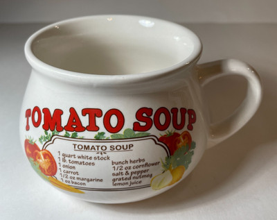 Tomato Soup Recipe Mug Cup Bowl With handle DAT L DO IT, INC