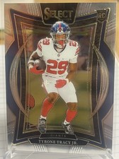 2024 Panini Select Tyrone Tracy Jr. #61  Rookie RC Giants