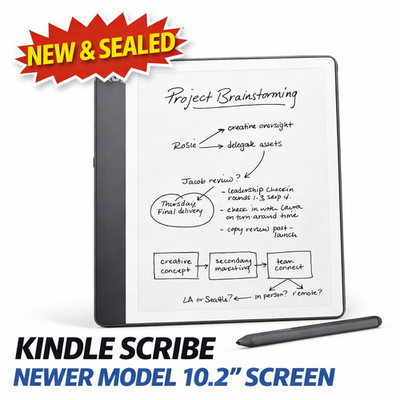 NEW SEALED Amazon Kindle Scribe with Premium Pen (16 GB) 10'' Screen - Tungsten