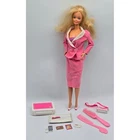Vintage 1984 Day to Night Barbie Doll Mattel 7929 Pink Suit Accessories 80s