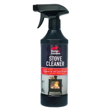 STOVE CLEANER SPRAY REMOVER STOVE GLASS SOOT ASH CARBON GREASE TAR CLEANER 500ML