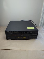 Sony CDP-C322M 5 Disc CD Player Deck High Density Linear No Remote TESTED