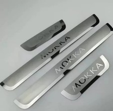 4Pcs Vauxhall Mokka Stainless Steel Door Sill Protective Scuff Plates UK