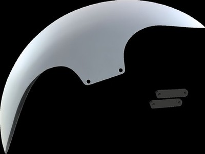 Paul Yaffee PYO:CAFE-19-14L-B-C Fender Front Cafe 19'' Black