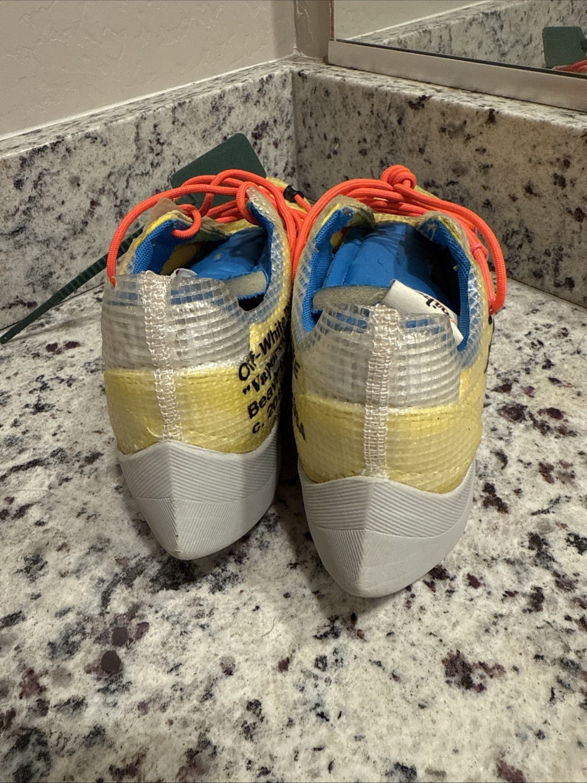 OFF WHITE X NIKE Nike Off White Donna x Wmns Vapor Street "Tour Yellow" (CD8178 700) Taglia 7 5