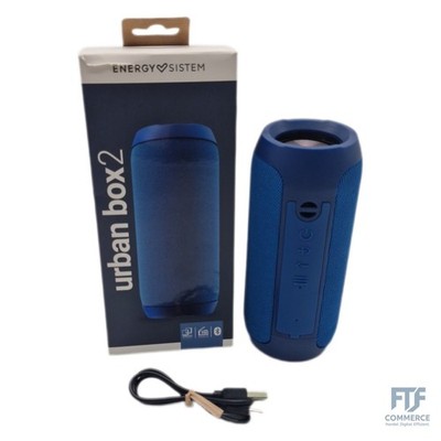 Energy Sistem Urban Box 2 Ocean Tragbarer Lautsprecher (10 Watt, TWS, Bluetooth 