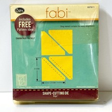 Sizzix Fabi Shape Cutting Die Half Square Tri...