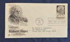 #1526 10c Robert Frost - ArtCraft FDC Addressed