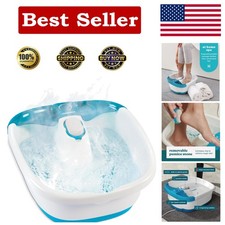 Invigorating Bubble Mate Foot Bath with Pumice Stone for Ultimate Foot Care